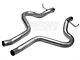 Pypes Street Pro Dual Cat-Back Exhaust System with Black Tips (98-04 Mustang V6)