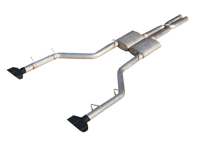 Pypes Street Pro Cat-Back Exhaust System with Black Tips (09-10 3.5L Challenger)