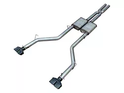 Pypes Street Pro Cat-Back Exhaust System with Black Tips (11-14 6.4L HEMI Challenger)