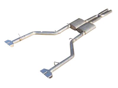 Pypes Street Pro Cat-Back Exhaust System with Polished Tips (09-14 5.7L HEMI Challenger)