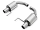 Pypes Street Pro Touring Axle-Back Exhaust System with Black Tips (15-17 Mustang V6)