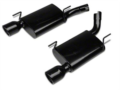 Pypes Violator Axle-Back Exhaust System with Black Tips (05-10 Mustang GT, GT500)