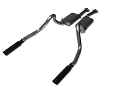 Pypes Violator Cat-Back Exhaust System with Black Tips (98-04 Mustang GT; 03-04 Mustang Mach 1)