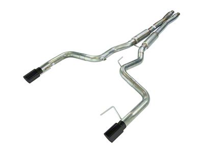 Pypes X-Bomb Cat-Back Exhaust System with Black Tips (15-17 Mustang GT Fastback)