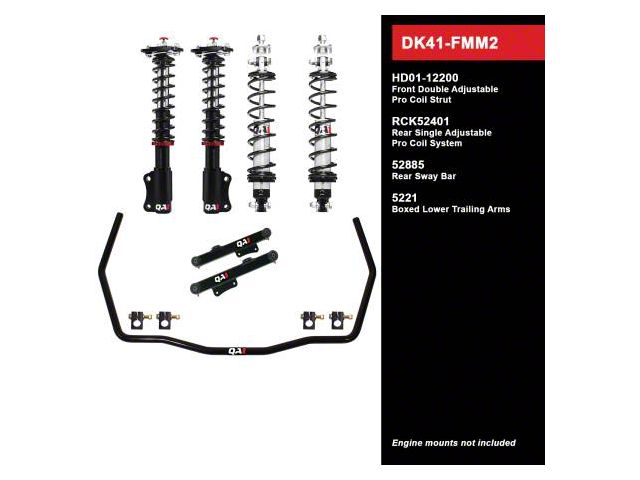 QA1 Level 1 Drag Kit with Coil-Overs (87-89 Mustang)