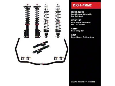 QA1 Level 1 Drag Kit with Coil-Overs (87-89 Mustang)
