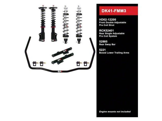 QA1 Level 1 Drag Kit with Coil-Overs (90-93 Mustang)