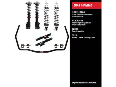 QA1 Level 1 Drag Kit with Coil-Overs (90-93 Mustang)