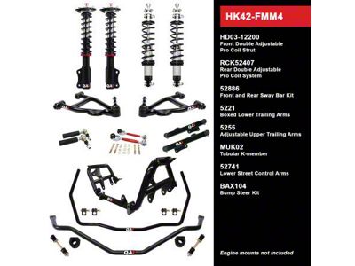 QA1 Level 2 Handing Kit with Coil-Overs (94-04 Mustang, Excluding 99-04 Cobra)