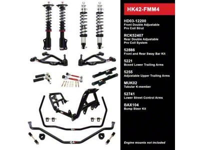 QA1 Level 2 Handing Kit with Coil-Overs (94-04 Mustang, Excluding 99-04 Cobra)