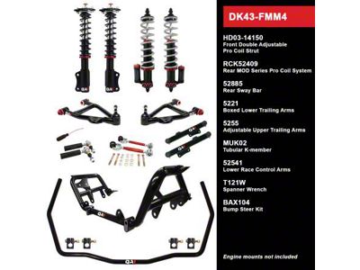 QA1 Level 3 Drag Kit with Coil-Overs (94-04 Mustang, Excluding 99-04 Cobra)