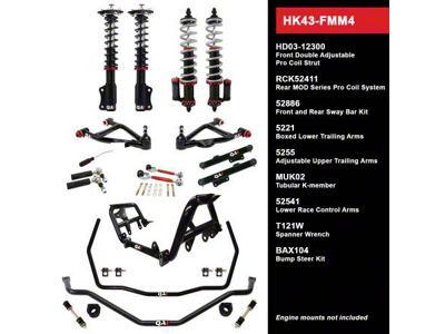 QA1 Level 3 Handling Kit with Coil-Overs (94-04 Mustang, Excluding 99-04 Cobra)