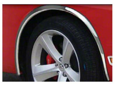 Wheel Well Fender Trim Molding; Stainless Steel (09-10 Challenger)