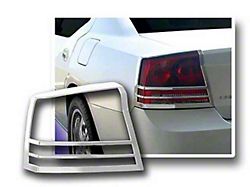 Tail Light Bezels; Chrome (06-10 Charger)