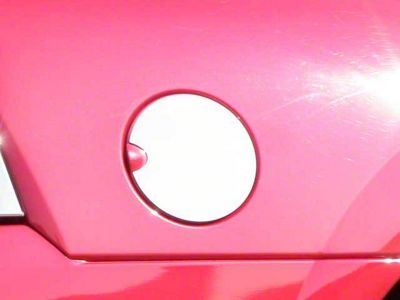 Gas Door Cover Trim; Stainless Steel (99-04 Mustang)