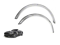 Wheel Well Fender Trim Molding; Stainless Steel (15-16 Mustang)