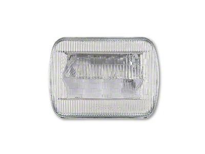 Quake LED Classic Tech Series 5x7-Inch LED Headlight with RGB Accent; Chrome Housing; Clear Lens (93-96 Camaro)