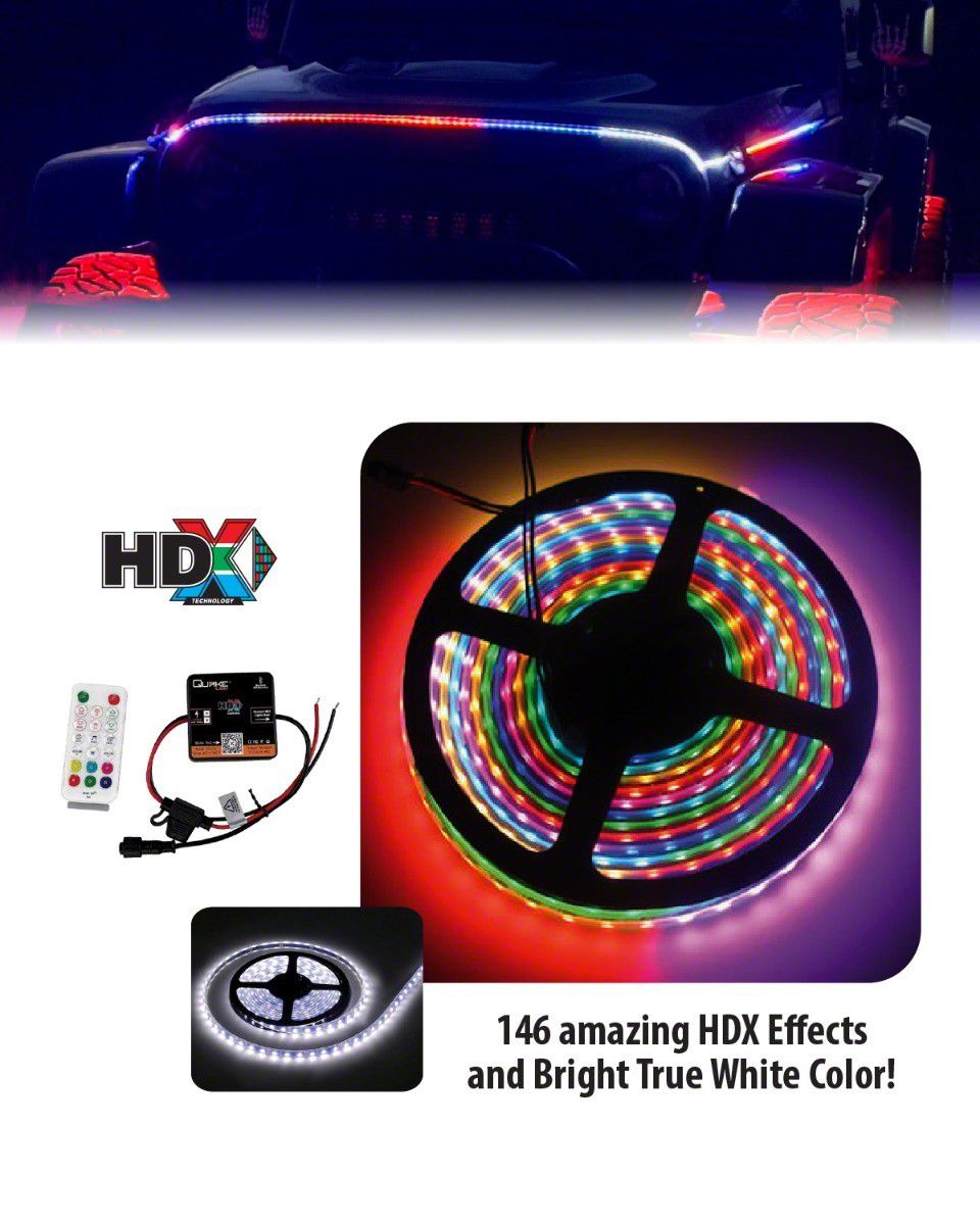Quake Led Display Quake LED Universal AT HDX 300-LED Strip Lighting Kit; 16-Foot QSL1570 ...