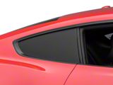 SEC10 Quarter Window Blackout; Brushed Black (15-23 Mustang Fastback)