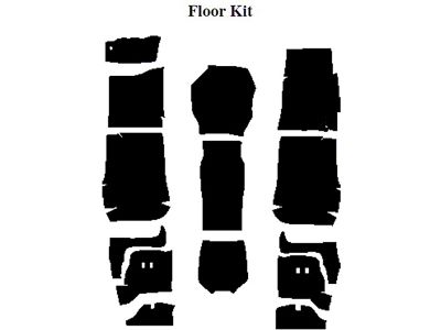 QuietRide Solutions AcoustiShield Floor Insulation Kit (93-02 Camaro Coupe w/o T-Top)