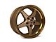 Race Star 92 Drag Star Bracket Racer Bronze Wheel; Rear Only; 17x9.5 (06-10 RWD Charger)