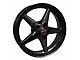 Race Star 92 Drag Star Bracket Racer Gloss Black Wheel; Front Only; 18x5 (06-10 RWD Charger)