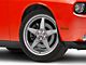 Race Star 92 Drag Star Bracket Racer Metallic Gray Wheel; Front Only; 18x5 (06-10 RWD Charger)