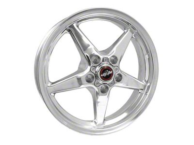 Race Star 92 Drag Star Polished Wheel; Front Only; 17x4.5; -25.4mm Offset (06-10 RWD Charger)
