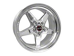 Race Star 92 Drag Star Polished Wheel; Rear Only; 17x9.5 (06-10 RWD Charger)