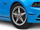 Race Star 92 Drag Star Bracket Racer Metallic Gray Wheel; Front Only; 18x5 (10-14 Mustang)