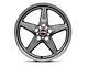 Race Star 92 Drag Star Bracket Racer Metallic Gray Wheel; Front Only; 17x4.5 (2024 Mustang EcoBoost w/o Performance Pack)