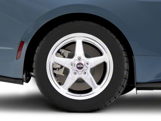 Race Star 92 Drag Star Polished Wheel; Rear Only; 17x9.5; Direct Drill (2024 Mustang)