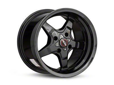 Race Star 91 Drag Star Dark Star Black Chrome Wheel; 15x10 (87-93 Mustang, Excluding Cobra)