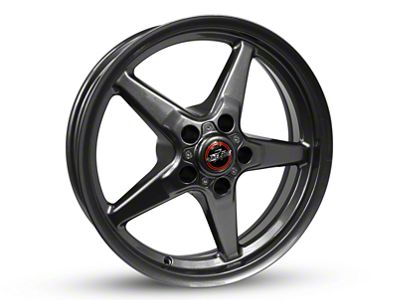 Race Star 92 Drag Star Bracket Racer Metallic Gray Wheel; 15x3.75 (94-04 GT, V6)