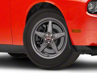 Race Star 92 Drag Star Bracket Racer Metallic Gray Wheel; Front Only; 17x4.5; -25.40mm Offset (08-23 RWD Challenger, Excluding SRT Demon, SRT Hellcat & SRT Jailbreak)