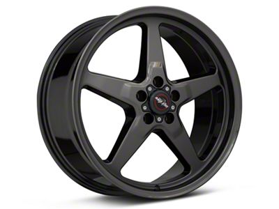 Race Star 92 Drag Star Dark Star Black Chrome Wheel; Direct Drill; 20x9 (05-14 Mustang)