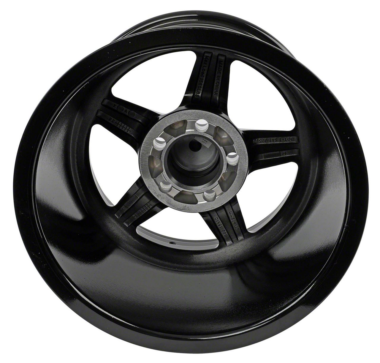 Race Star Mustang 92 Drag Star Bracket Racer Gloss Black Wheel 