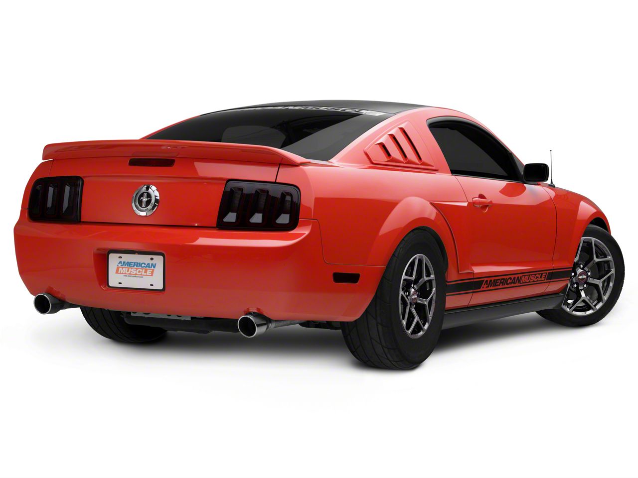 Race Star Mustang 95 Recluse Black Chrome Wheel; Rear Only