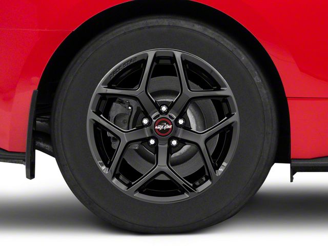 Race Star 95 Recluse Black Chrome Wheel; Rear Only; 17x10.5 (15-23 Mustang GT, EcoBoost, V6)