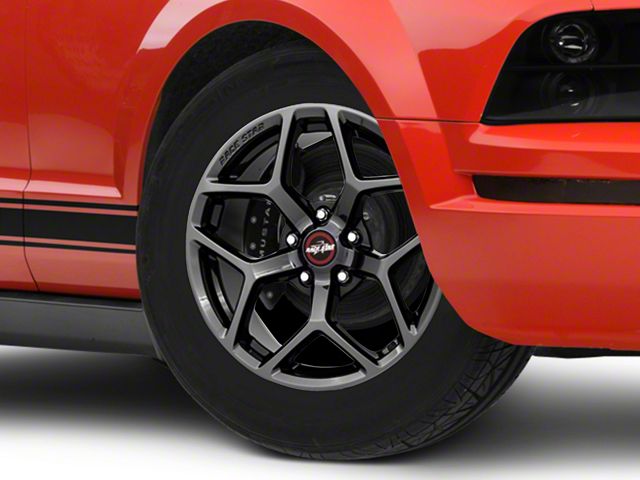 Race Star 95 Recluse Black Chrome Wheel; Front Only; 17x4.5 (05-09 Mustang)