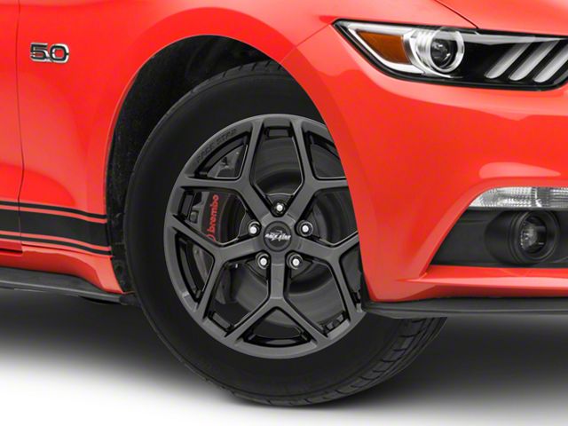 Race Star 95 Recluse Black Chrome Wheel; Front Only; 17x4.5 (15-23 Mustang GT w/o Performance Pack, EcoBoost, V6)