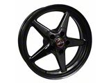 Race Star 92 Drag Star Bracket Racer Gloss Black Wheel; Front Only; 18x5; 25.4mm Offset (16-24 Camaro)