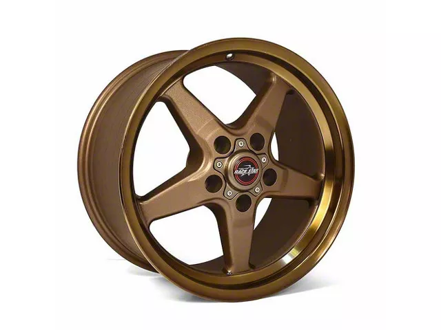 Race Star 92 Drag Star Bracket Racer Bronze Wheel; Front Only; 17x4.5 (08-23 RWD Challenger, Excluding SRT Hellcat & Widebody)