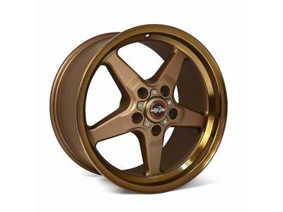 Race Star 92 Drag Star Bracket Racer Bronze Wheel; Rear Only; 17x11; 2mm Offset (18-23 Challenger Widebody)