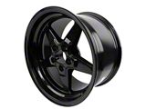 Race Star 92 Drag Star Bracket Racer Gloss Black Wheel; Rear Only; 17x9.5; 22.5mm Offset (08-23 RWD Challenger, Excluding Widebody)