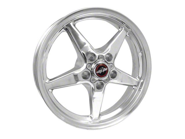 Race Star 92 Drag Star Polished Wheel; Front Only; 17x4.5 (08-23 RWD Challenger, Excluding SRT Hellcat & Widebody)