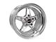 Race Star 92 Drag Star Polished Wheel; Rear Only; 15x10 (08-23 RWD Challenger, Excluding Widebody)