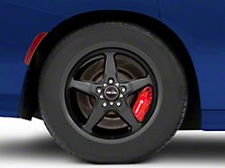 Race Star 92 Drag Star Bracket Racer Metallic Gray Wheel; Rear Only; 17x9.5 (11-23 RWD Charger)