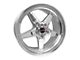 Race Star 92 Drag Star Polished Wheel; 18x5 (15-23 Charger SRT Hellcat)