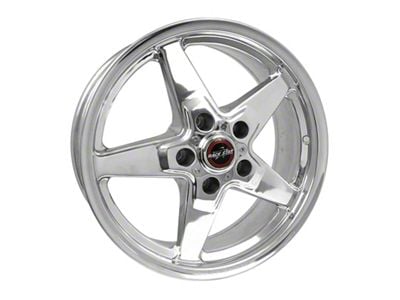 Race Star 92 Drag Star Polished Wheel; Front Only; 17x7 (11-23 RWD Charger, Excluding SRT Hellcat & Widebody)